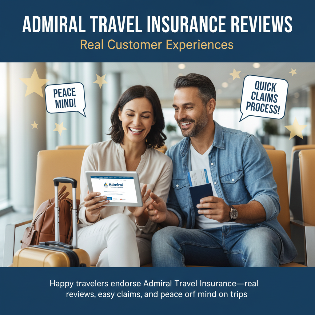 Happy travelers endorse Admiral Travel Insurance—real reviews, easy claims, and peace of mind on trips.