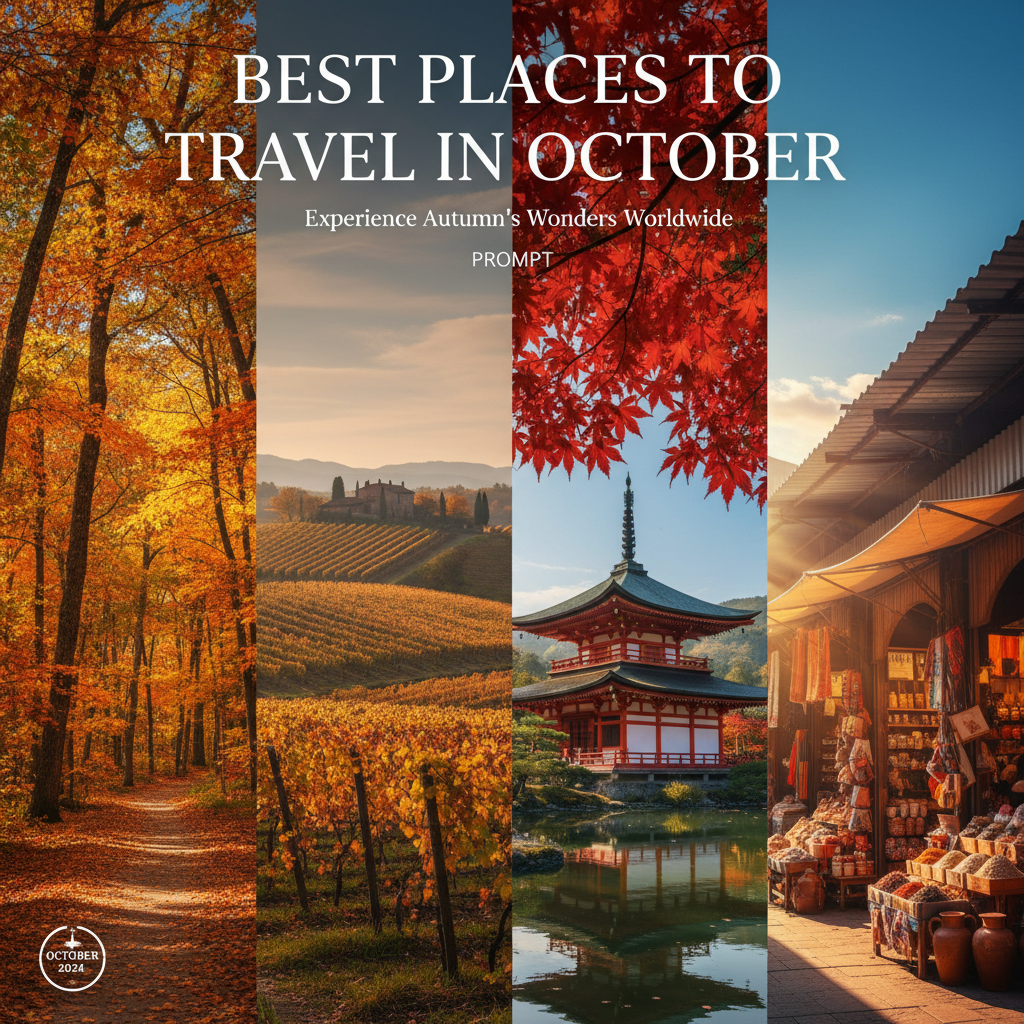 Stunning fall destinations fill this cover: New England, Tuscany, Kyoto, and Morocco in October.