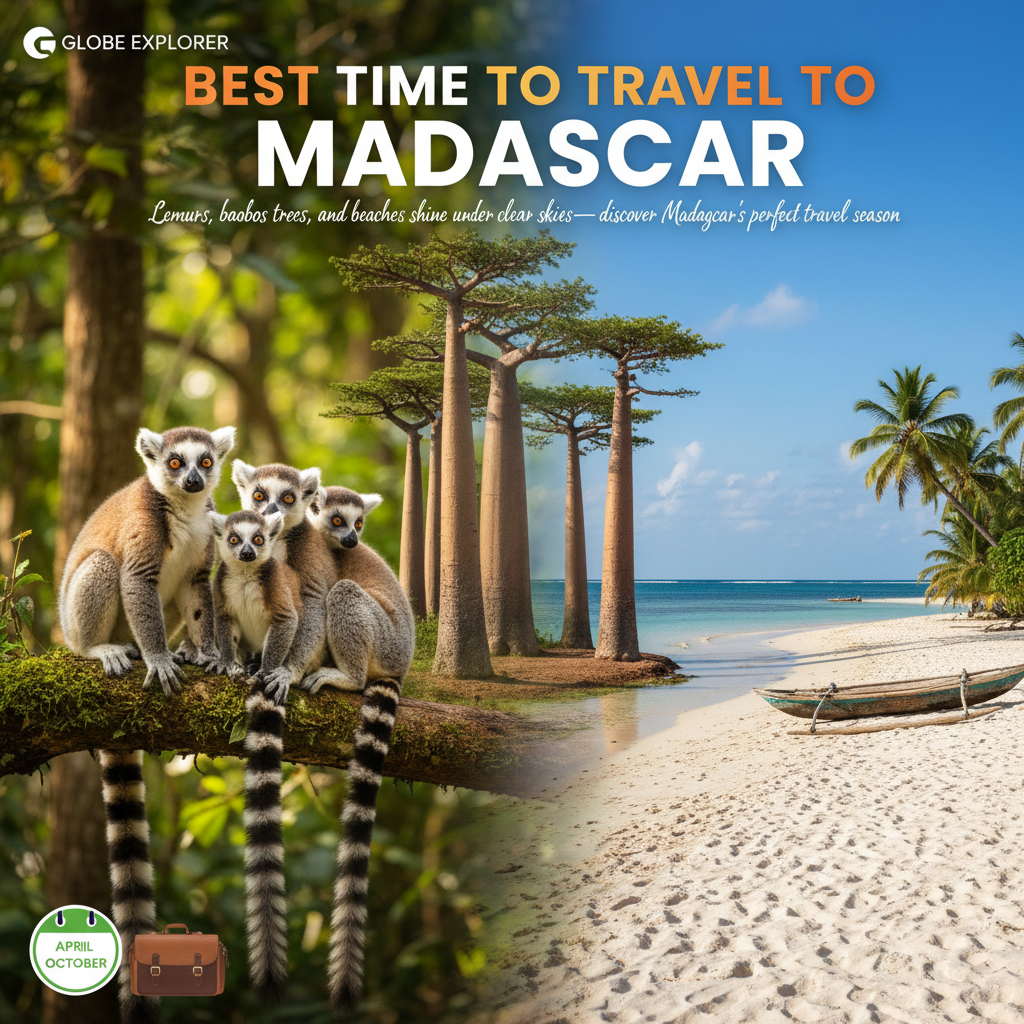 Lemurs, baobab trees, and beaches shine under clear skies—discover Madagascar’s perfect travel season.